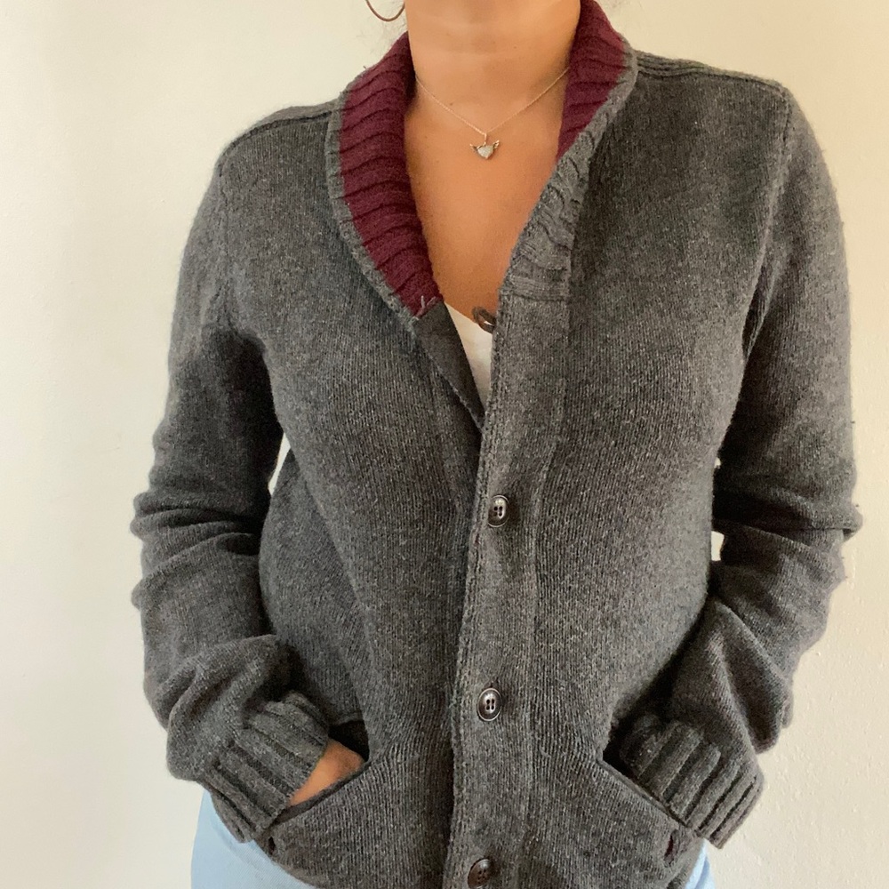 Ted Baker Grandpa Style Cardigan size Medium